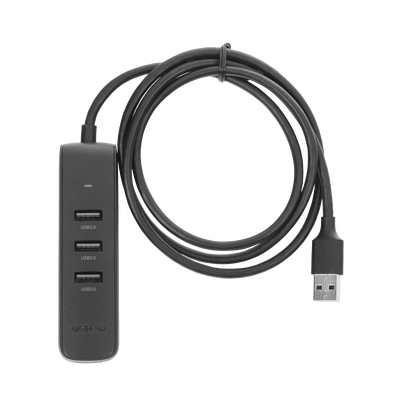 HUB USB-A Multipuertos / 4 Puertos USB 3.0 (5Gbps) / Cable