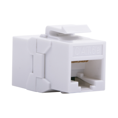Acoplador UTP Cat6A hembra RJ45 a RJ45 hembra Color Blanco