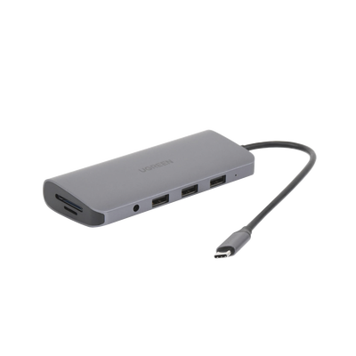 HUB USB-C Multipuertos / 3 USB-A 3.0 / HDMI 4K@30Hz, / RJ45