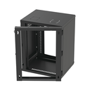 Gabinete Abatible de Pared (Con Marco Trasero) con Rack 19"