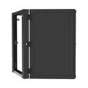 Gabinete Abatible de Pared (Con Marco Trasero) con Rack 19"