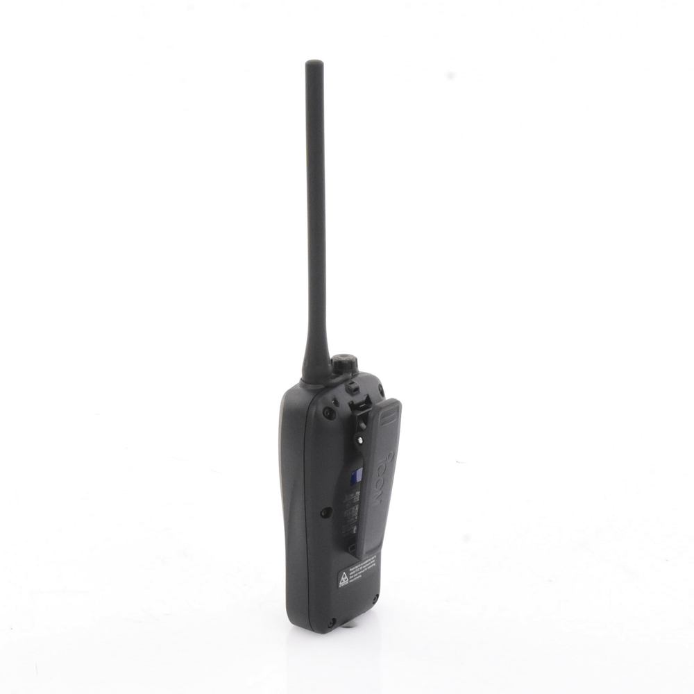 Radio portátil marino color negro, 5 W de potencia RF