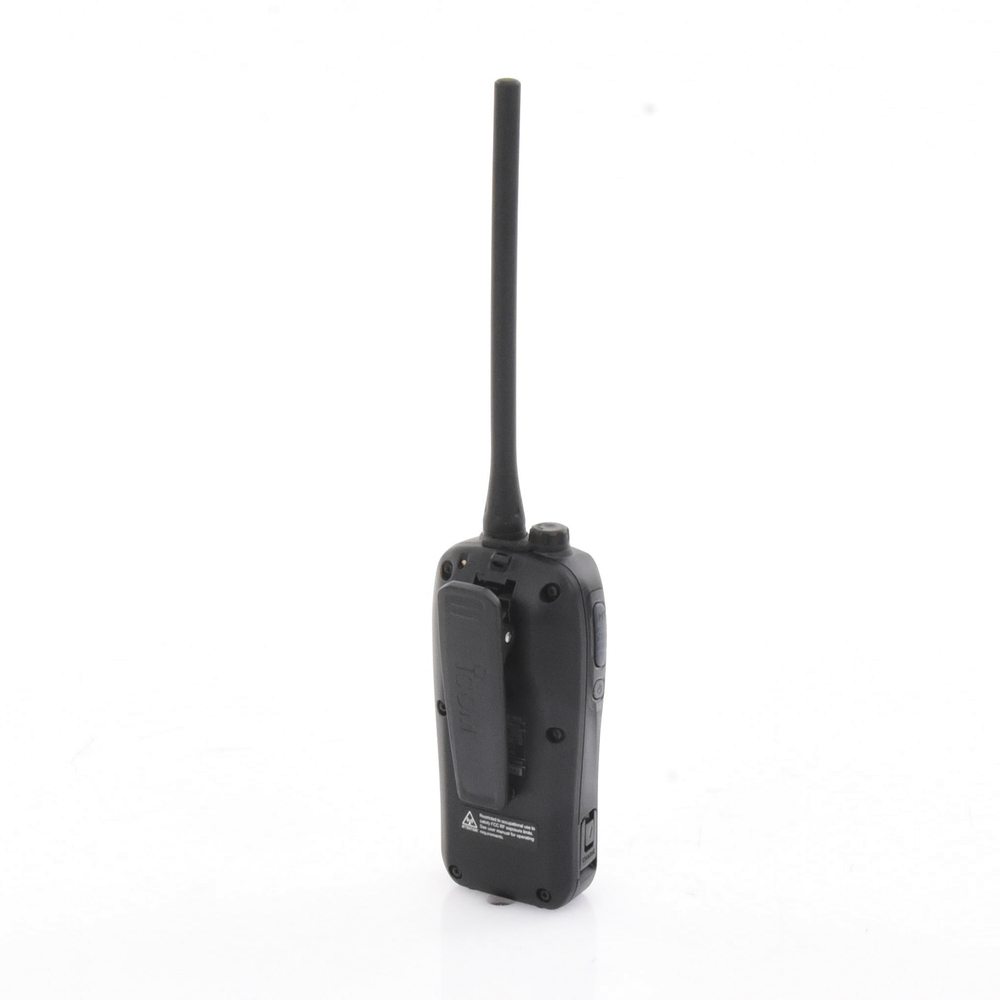 Radio portátil marino color negro, 5 W de potencia RF