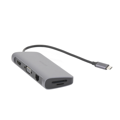 HUB USB-C Multipuertos / 3 USB-A 3.0 / HDMI 4K@30Hz, / RJ45