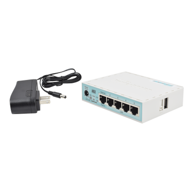 (hEX) RouterBoard, 5 Puertos Gigabit Ethernet, 1 Puerto USB