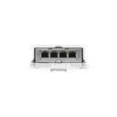 Switch PoE 24 V de Paso para Exterior con 4 Puertos Gigabit