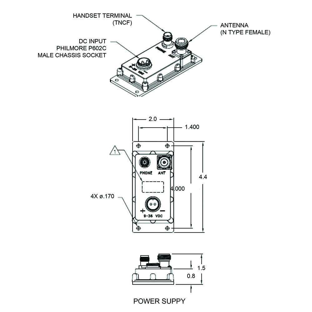 Iridium Beam Active Antenna