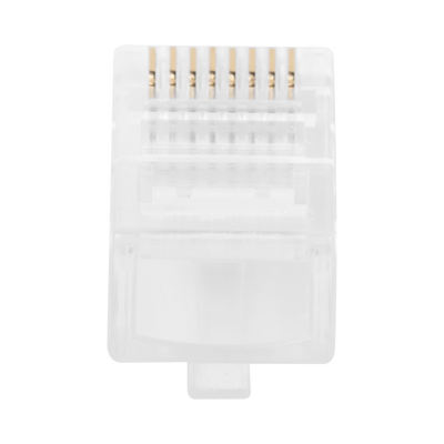 Bote con 100 Piezas de Plug Modular RJ45 Cat5e sin blindaje,