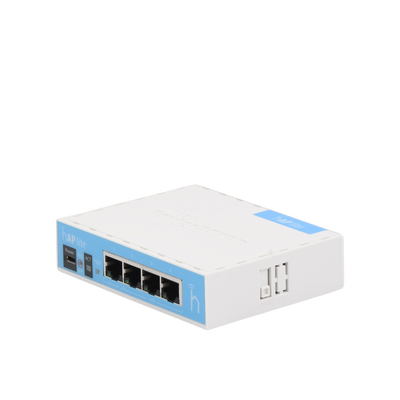 (hAP Lite) 4 Puertos Fast Ethernet y  Wi-Fi 2.4 GHz 802.11