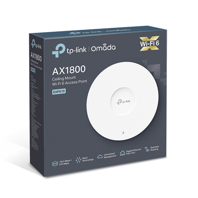 Punto de Acceso Omada / Wi-Fi 6 AX1800 MU-MIMO 2x2 / Mesh