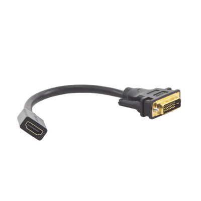 Convertidor DVI macho a HDMI hembra / Bidireccional / DVI