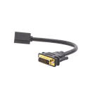 Convertidor DVI macho a HDMI hembra / Bidireccional / DVI