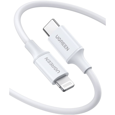 Cable USB-C a Lightning / MFi Certificado  / 1 Metro / Cable