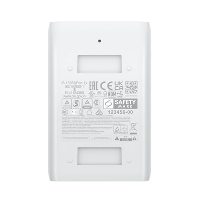 Adaptador PoE Ubiquiti (48 VDC, 0.65A) puerto Gigabit, ideal