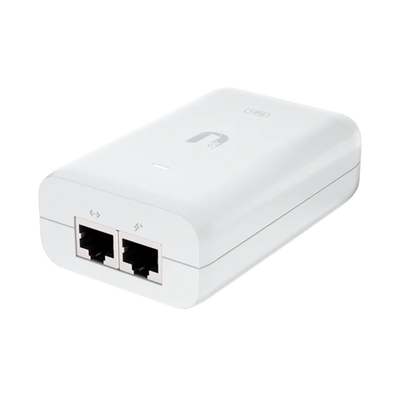 Adaptador PoE Ubiquiti (48 VDC, 0.65A) puerto Gigabit, ideal