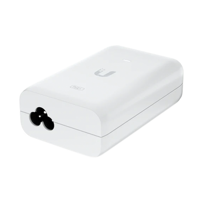 Adaptador PoE Ubiquiti (48 VDC, 0.65A) puerto Gigabit, ideal