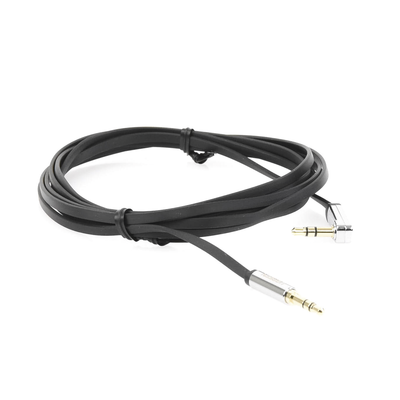 Cable Auxiliar Plano 2 Metros / Conector 3.5mm a 3.5mm /