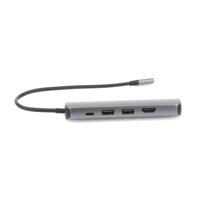 HUB USB-C Ultradelgado / 2 puertos USB 3.0 a 5 Gbps / HDMI