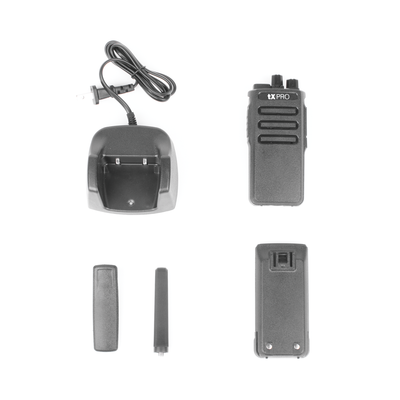 Radio Portátil UHF, 5W de Potencia, Scrambler de Voz, Alta