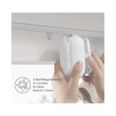 Controlador de cortinas Riel tipo U  / BLUETOOTH recargable