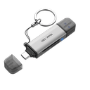 Lector de Tarjetas 2 en 1 / Conector Dual USB-A  y USB-C /