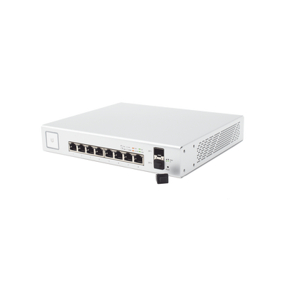 Switch UniFi Administrable de 8 Puertos Gigabit PoE+