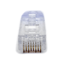 Plug RJ45 Cat6, Para Cable UTP de Calibre 23-24 AWG, Chapado