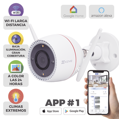 Bala IP 3 Megapíxel / Wi-Fi  / Audio de Dos Vías / Visión