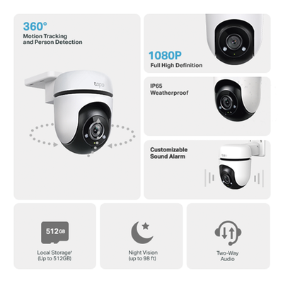 Cámara IP Wi-Fi 2 megapixel / Visión 360 / Audio doble