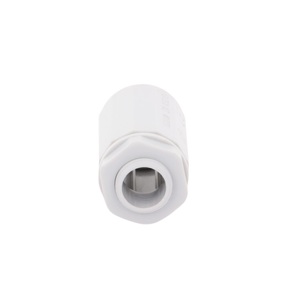 Conector de tubería rígida a caja (Racor), PVC