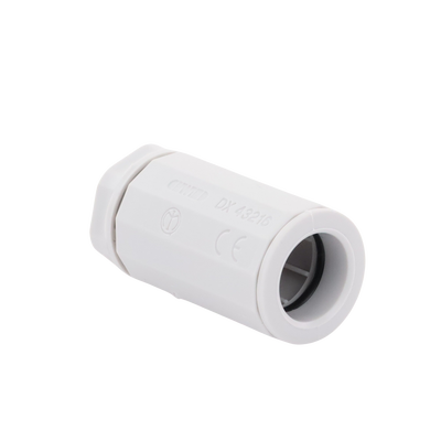 Conector de tubería rígida a caja (Racor), PVC