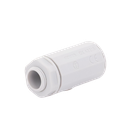 Conector de tubería rígida a caja (Racor), PVC
