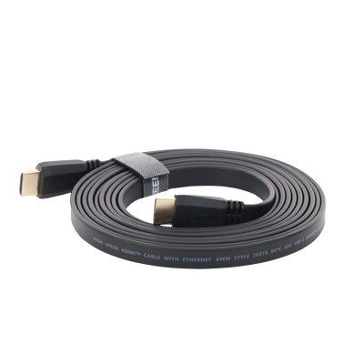 Cable HDMI 2.0 Plano de 3 m / 4K@60Hz / HDR / 3D / HEC