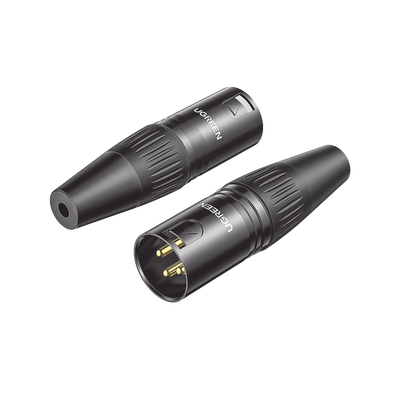 Conector de Audio XLR Tipo Canon Macho / PVC / ABS /