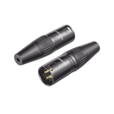 Conector de Audio XLR Tipo Canon Macho / PVC / ABS /