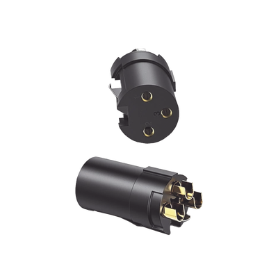Conector de Audio XLR Tipo Canon Hembra / PVC / ABS /