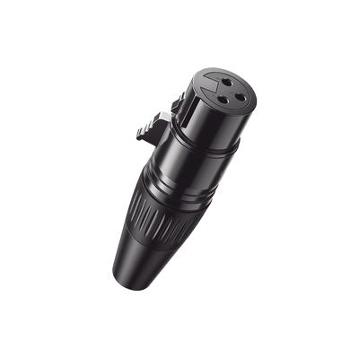 Conector de Audio XLR Tipo Canon Hembra / PVC / ABS /