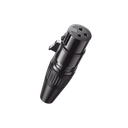 Conector de Audio XLR Tipo Canon Hembra / PVC / ABS /