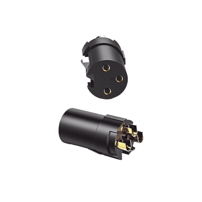 Conector de Audio XLR Tipo Canon Hembra / PVC / ABS /