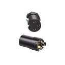 Conector de Audio XLR Tipo Canon Hembra / PVC / ABS /