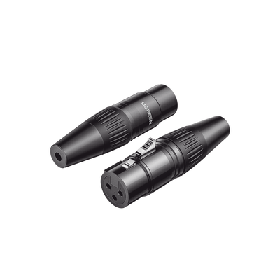 Conector de Audio XLR Tipo Canon Hembra / PVC / ABS /