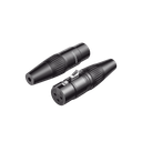 Conector de Audio XLR Tipo Canon Hembra / PVC / ABS /