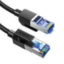 Cable Ethernet Cat8 CLASSⅠF/FTP Redondo con Malla de Nylon