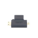 Adaptador Micro + Mini HDMI Macho a HDMI Hembra / Mini HDMI