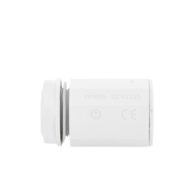 Conector de tubería rígida a caja (Racor), PVC