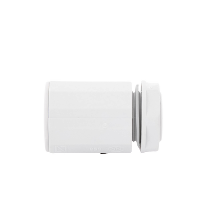 Conector de tubería rígida a caja (Racor), PVC