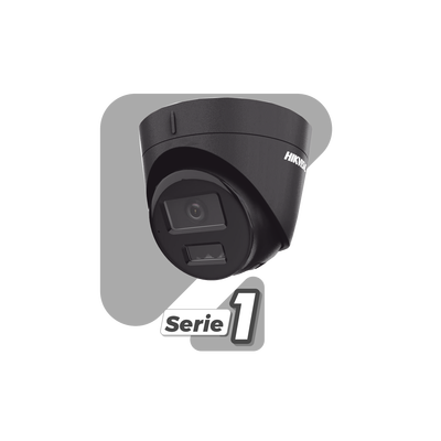 [Dual Light] Turret IP 4 Megapixel / Color Negro /  Lente