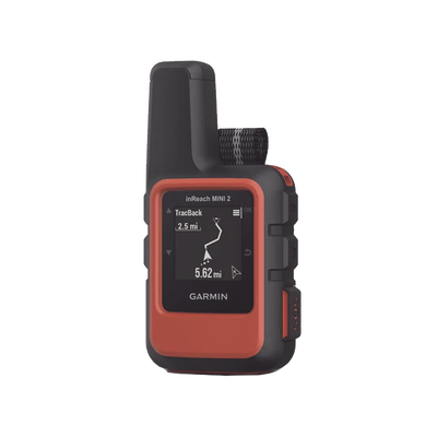 Navegador satelital InReach Mini 2 color naranja, con