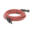 Cable Fotovoltaico, 2.5 m, Rojo, Calibre 10 AWG con Terminal