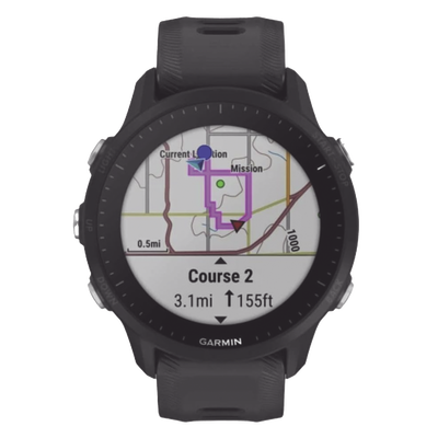 Reloj Garmin Forerunner 955 color negro en correa de